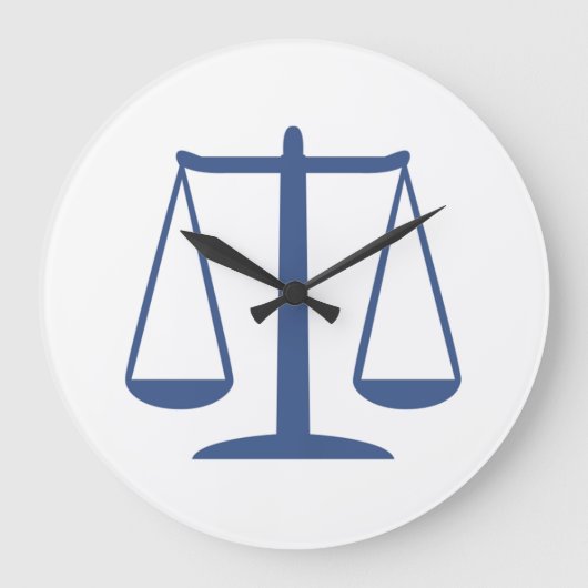 Justizwesen Große Wanduhr (Vorderseite)