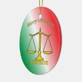 Justizwesen Keramikornament (Links)