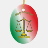 Justizwesen Keramikornament (Vorne)