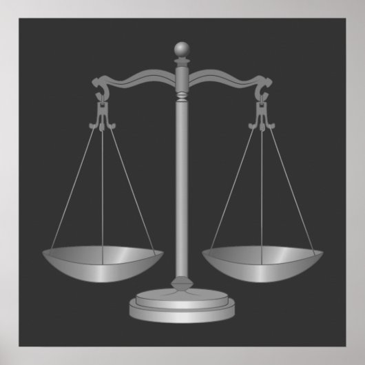 Justizwesen Poster (Vorne)