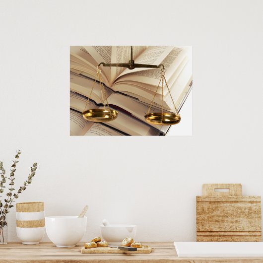 Justizwesen Poster (Küche)