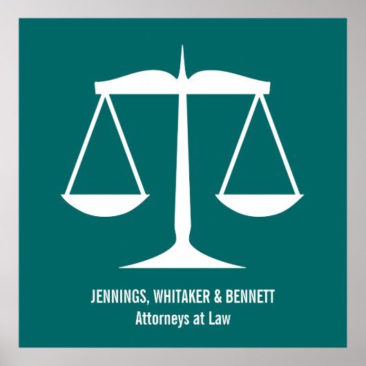 Justizwesen Poster (Vorne)