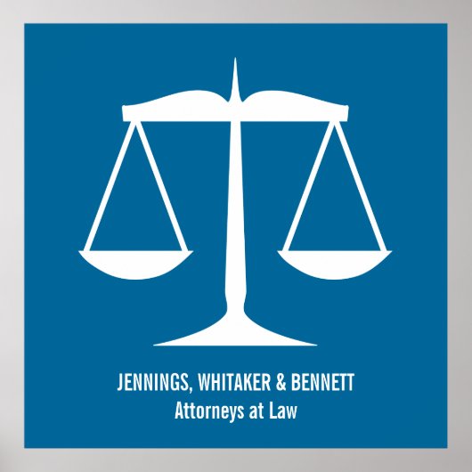 Justizwesen Poster (Vorne)