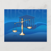 Justizwesen Postkarte (Vorderseite)