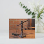 Justizwesen Postkarte (Stehend Vorderseite)