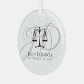 Justizwesen | Recht Ornament Aus Glas (Vorderseite links)