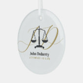 Justizwesen | Recht Ornament Aus Glas (Vorderseite links)