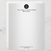 Justizwesen | Rechtsanwaltsbüro Briefbogen (Vorne/Hinten)