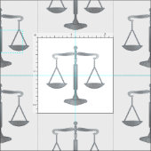 Justizwesen | Rechtspflege Stoff (Kachel)