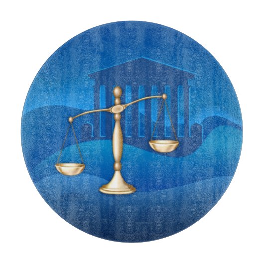 Justizwesen Schneidebrett (Vorderseite)