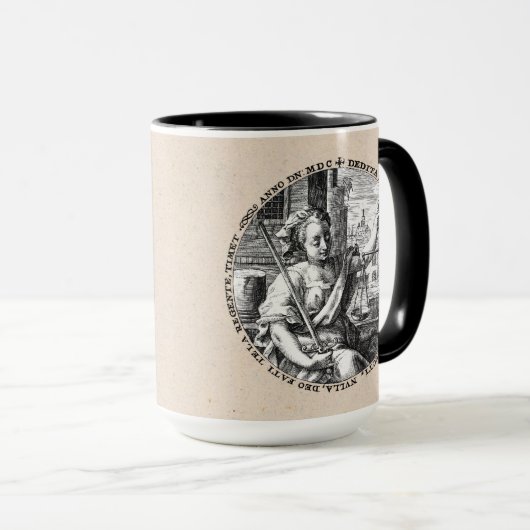 Justizwesen Tasse (VorderseiteRechts)