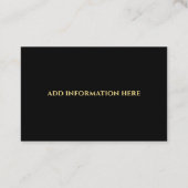 Justizwesen Visitenkarte (Rückseite)