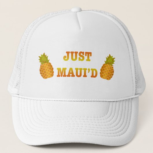 JustMauidPineapple Truckerkappe (Vorderseite)