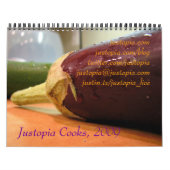 Justopia Cooks, 2009 Kalender (Titelbild)