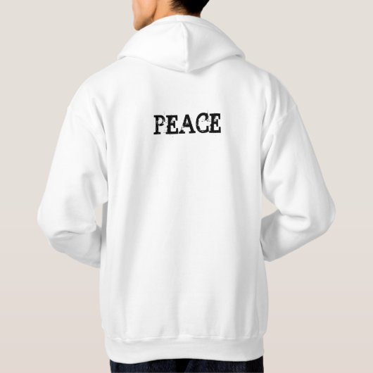 justpeacezaz hoodie (Rückseite)