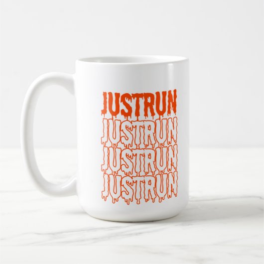 JUSTRUN Pokal Kaffeetasse (Links)