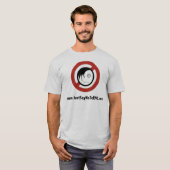 JustSayNoToEMO.net auf grauem T - Shirt (Vorne ganz)