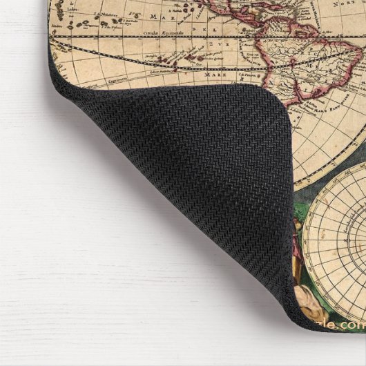 Justus Danckerts' Antique Map Mousepad (Ecke)