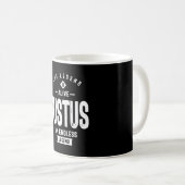 Justus Personalisiert Name Geburtstagsgeschenk Kaffeetasse (VorderseiteRechts)