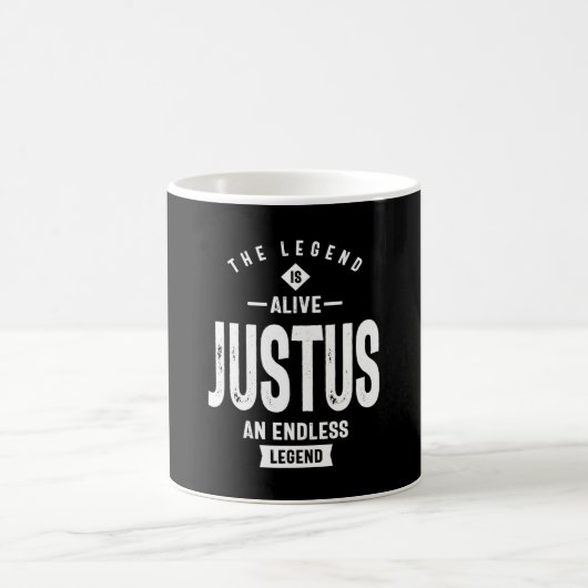 Justus Personalisiert Name Geburtstagsgeschenk Kaffeetasse (Mittel)