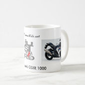 JustWannaRide Suzuki GSXR 1000 Tasse 2010 (VorderseiteRechts)