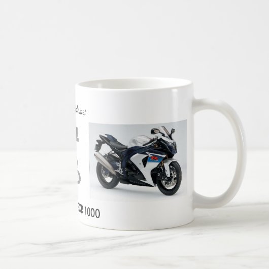 JustWannaRide Suzuki GSXR 1000 Tasse 2010 (Rechts)