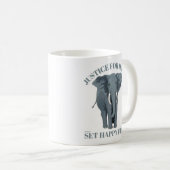 JUSTZ FÜR GLÜCKLICH, SET GLÜCKLICH FREI KAFFEETASSE (VorderseiteRechts)