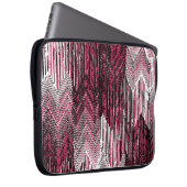 Jute Geometric Ethnic Modern Print. Laptopschutzhülle (Vorne Rechts)