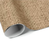 Jute Geschenkpapier (Rolleneckpunkt)