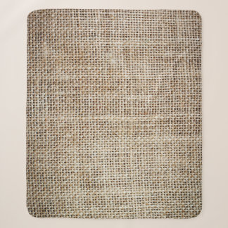 Jute-Hessian-Hintergrundstruktur Sherpadecke