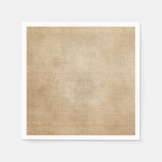Jute Hintergrund Serviette (Vorderseite)