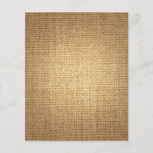 Jute Hintergrund Vorlage Flyer (Vorne)