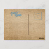 Jute Strand Postkarte (Rückseite)