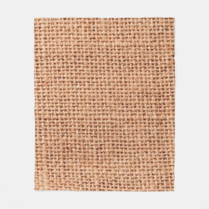 Jute Tasche Sack beige Farbe braun Fleecedecke