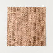 Jute Tasche Sack beige Farbe braun Wandteppich (Vorderseite (Horizontal))