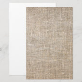 Jute Textile Briefpapier (Vorne/Hinten)