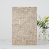 Jute Textile Briefpapier (Stehend Vorderseite)