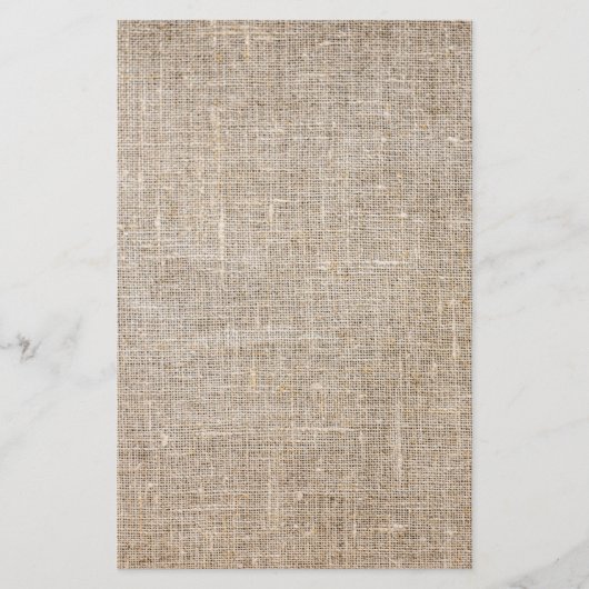 Jute Textile Briefpapier (Vorderseite)