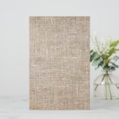 Jute Textile Briefpapier (Stehend Vorderseite)