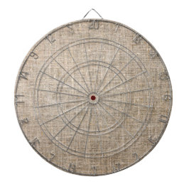 Jute Textile Dartscheibe