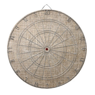 Jute Textile Dartscheibe
