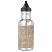 Jute Textile Edelstahlflasche (Rechts)