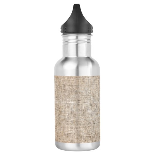 Jute Textile Edelstahlflasche (Links)