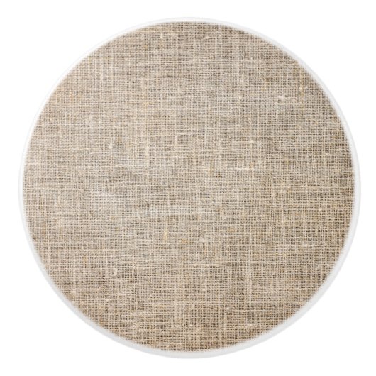 Jute Textile Keramikknauf (Vorderseite)