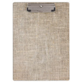 Jute Textile Klemmbrett (Vorderseite)