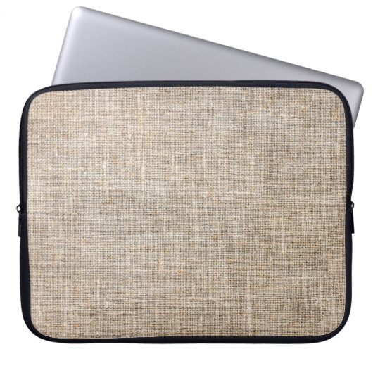 Jute Textile Laptopschutzhülle (Vorderseite)