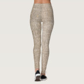Jute Textile Leggings (Rückseite)