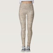 Jute Textile Leggings (Vorderseite)