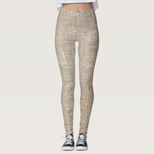 Jute Textile Leggings (Vorderseite)