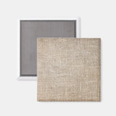 Jute Textile Magnet (Vorderseite/Rückseite)